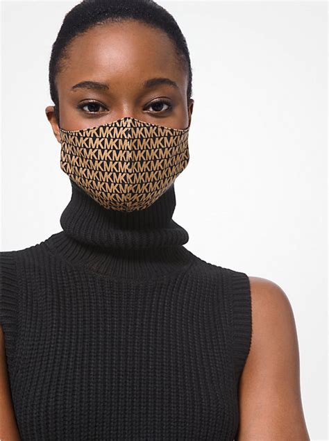 michael kors covid face mask|Logo Stretch Cotton Face Mask .